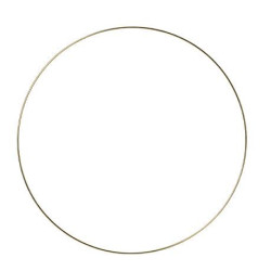 Beauty Home ΜΕΤΑΛΛΙΚΟΣ ΚΥΚΛΟΣ  ΧΡΥΣΟΣ 30CM