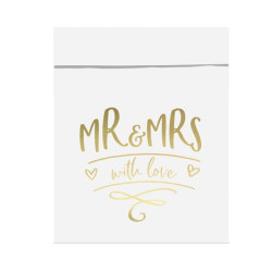 Beauty Home ΣΑΚΟΥΛΑΚΙΑ Mr&Mrs, 6ΤΜΧ  13×16.5cm Beauty Home ΣΑΚΟΥΛΑΚΙΑ Mr&Mrs, 6ΤΜΧ  13×16.5cm
