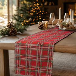 Beauty Home ΡΑΝΝΕΡ ΣΤΟΦΑ ΚΑΡΩ ΚΟΚΚΙΝΟ Beauty Home ΡΑΝΝΕΡ ΣΤΟΦΑ ΚΑΡΩ ΚΟΚΚΙΝΟ