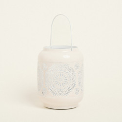 Beauty Home ΦΑΝΑΡΙ ΜΕΤΑΛΙΚΟ ΕΚΡΟΥ 15 x 20 cm Beauty Home ΦΑΝΑΡΙ ΜΕΤΑΛΙΚΟ ΕΚΡΟΥ 15 x 20 cm