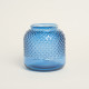 Beauty Home ΒΑΖΟ ΑΝΑΓΛΥΦΟ 19 x 19 cm  Γαλάζιο