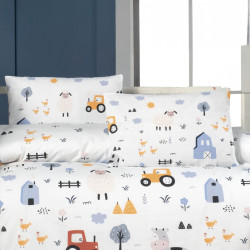 Beauty Home Ζεύγος μαξιλαροθήκες βρεφικές Art 5601 35x45 Γαλάζιο Beauty Home Ζεύγος μαξιλαροθήκες βρεφικές Art 5601 35x45 Γαλάζιο