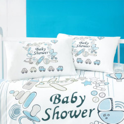 Beauty Home Ζεύγος μαξιλαροθήκες βρεφικές Art 5607 35x45 Γαλάζιο Beauty Home Ζεύγος μαξιλαροθήκες βρεφικές Art 5607 35x45 Γαλάζιο