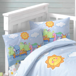 Beauty Home Ζεύγος μαξιλαροθήκες βρεφικές Art 5610 35x45 Γαλάζιο Beauty Home Ζεύγος μαξιλαροθήκες βρεφικές Art 5610 35x45 Γαλάζιο