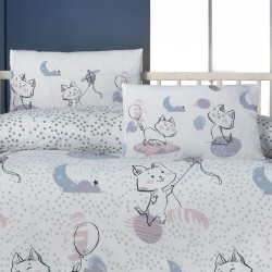 Beauty Home Ζεύγος μαξιλαροθήκες βρεφικές Art 5614 35x45 Γκρι,Λιλά Beauty Home Ζεύγος μαξιλαροθήκες βρεφικές Art 5614 35x45 Γκρι,Λιλά