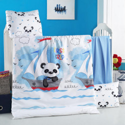 Beauty Home Ζεύγος μαξιλαροθήκες βρεφικές Art 5616 35x45 Γαλάζιο Beauty Home Ζεύγος μαξιλαροθήκες βρεφικές Art 5616 35x45 Γαλάζιο