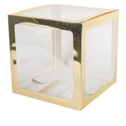 Beauty Home ΚΥΒΟΣ ΧΡΥΣΟ 30X30X30CM