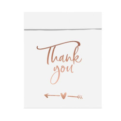 Beauty Home ΣΑΚΟΥΛΑΚΙΑ Thank you, 6 ΤΜΧ 13×16.5cm Beauty Home ΣΑΚΟΥΛΑΚΙΑ Thank you, 6 ΤΜΧ 13×16.5cm