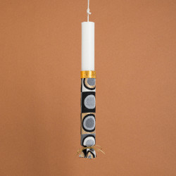 Beauty Home ΛΑΜΠΑΔΑ ΣΤΟΛΙΣΜΕΝΗ ΣΤΟΦΑ ΜΑΥΡOI ΚΥΚΛΟΙ ΣΕ ΣΥΣΚΕΥΑΣΙΑ ΔΩΡΟΥ