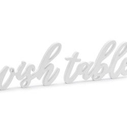 Beauty Home ΞΥΛΙΝΟ ΔΙΑΚΟΣΜΗΤΙΚΟ “WISH TABLE” 40x10cm