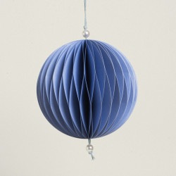 Beauty Home ΧΑΡΤΙΝΗ ΜΠΑΛΑ ΓΑΛΑΖΙΑ 15 cm Beauty Home ΧΑΡΤΙΝΗ ΜΠΑΛΑ ΓΑΛΑΖΙΑ 15 cm