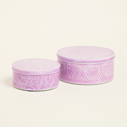 Beauty Home ΜΕΤΑΛΛΙΚΟ ΚΟΥΤΙ ΣΕΤ 2 ΤΕΜ ΛΙΛΑ 20 x 10 cm 16 x 8 cm Beauty Home ΜΕΤΑΛΛΙΚΟ ΚΟΥΤΙ ΣΕΤ 2 ΤΕΜ ΛΙΛΑ 20 x 10 cm 16 x 8 cm