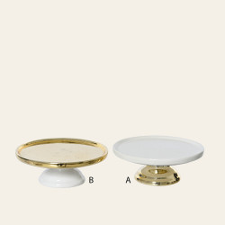 Beauty Home ΠΟΡΣΕΛΑΝΙΝΗ ΤΑΡΤΙΕΡΑ 22 x 11,5 cm ΧΡΥΣΟ – ΛΕΥΚΟ  Β Beauty Home ΠΟΡΣΕΛΑΝΙΝΗ ΤΑΡΤΙΕΡΑ 22 x 11,5 cm ΧΡΥΣΟ – ΛΕΥΚΟ  Β