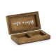 Beauty Home ΞΥΛΙΝΟ ΚΟΥΤΑΚΙ MR & MRS 10 x 5,5 cm