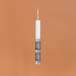 Beauty Home ΛΑΜΠΑΔΑ ΣΤΟΛΙΣΜΕΝΗ ΑΣΗΜΙ ΜΕ ΜΑΥΡΗ ΚΟΡΔΕΛΑ ΣΕ ΣΥΣΚΕΥΑΣΙΑ ΔΩΡΟΥ