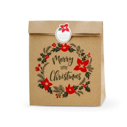 Beauty Home ΣΑΚΟΥΛΑΚΙΑ Merry Little Christmas, 3 ΤΜΧ  25x11x27cm Beauty Home ΣΑΚΟΥΛΑΚΙΑ Merry Little Christmas, 3 ΤΜΧ  25x11x27cm