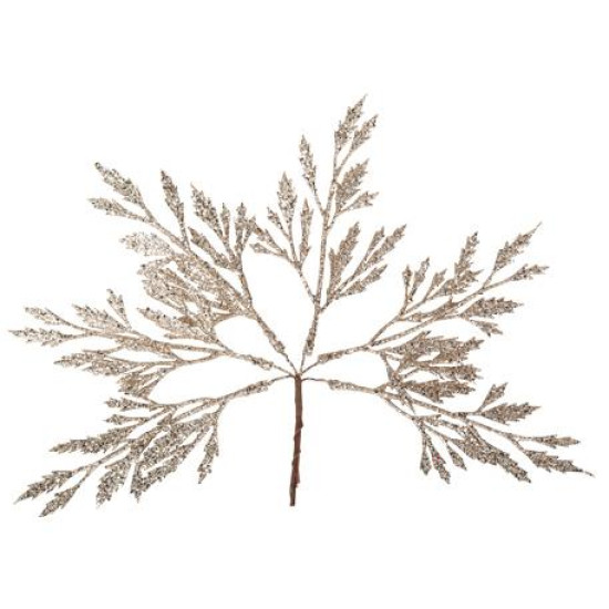 Beauty Home ΚΛΑΔΑΚΙ ΜΕ ΦΥΛΛΩΜΑΤΑ ΓΚΛΙΤΕΡ 20 CM Beauty Home ΚΛΑΔΑΚΙ ΜΕ ΦΥΛΛΩΜΑΤΑ ΓΚΛΙΤΕΡ 20 CM