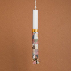 Beauty Home ΛΑΜΠΑΔΑ ΣΤΟΛΙΣΜΕΝΗ ΣΤΟΦΑ ΙΝΔΙΚΑ ΤΡΙΓΩΝΑ  ΣΕ ΣΥΣΚΕΥΑΣΙΑ ΔΩΡΟΥ