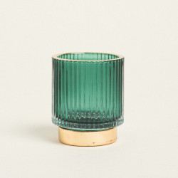 Beauty Home ΚΗΡΟΠΗΓΙΟ ΠΡΑΣΙΝΟ / ΧΡΥΣΟ Ø7×8,2cm Ø7×8,2cm Beauty Home ΚΗΡΟΠΗΓΙΟ ΠΡΑΣΙΝΟ / ΧΡΥΣΟ Ø7×8,2cm Ø7×8,2cm