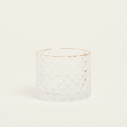 Beauty Home ΚΗΡΟΠΗΓΙΟ ΑΝΑΓΛΥΦΟ ΜΕ ΧΡΥΣΟ ΣΤΟΜΙΟ Ø7×5,5cm Beauty Home ΚΗΡΟΠΗΓΙΟ ΑΝΑΓΛΥΦΟ ΜΕ ΧΡΥΣΟ ΣΤΟΜΙΟ Ø7×5,5cm