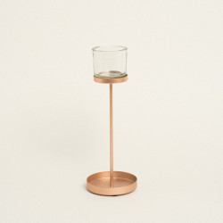 Beauty Home ΚΗΡΟΠΗΓΙΟ BILBAO ΡΟΖ ΧΡΥΣΟ 9.50 X 27 CM Beauty Home ΚΗΡΟΠΗΓΙΟ BILBAO ΡΟΖ ΧΡΥΣΟ 9.50 X 27 CM