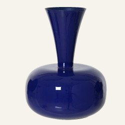 Beauty Home Μεταλλικό Βάζο Μπλε 17 x 23 cm Beauty Home Μεταλλικό Βάζο Μπλε 17 x 23 cm