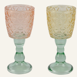 Beauty Home Κηροπήγιο Γυάλινο 7.6 x 16 cm