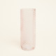 Beauty Home Γυάλινο Βάζο με Εφέ Στροβιλισμού 10cm x 26.5cm  Σάπιο Μήλο