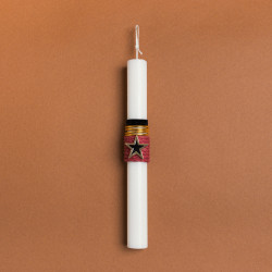 Beauty Home ΛΑΜΠΑΔΑ 25cm ΑΣΤΕΡΙ ΜΕΤΑΛΛΙΚΟ ΧΡΥΣΟ ΣΕ ΣΥΣΚΕΥΑΣΙΑ ΔΩΡΟΥ