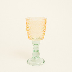 Beauty Home Κηροπήγιο Γυάλινο 7.6 x 16 cm  Κίτρινο Beauty Home Κηροπήγιο Γυάλινο 7.6 x 16 cm  Κίτρινο