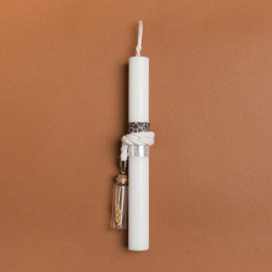 Beauty Home ΛΑΜΠΑΔΑ 25cm ΓΥΑΛΙΝΟ ΜΠΟΥΚΑΛΑΚΙ ΜΕ ΑΠΟΞΗΡΑΜΕΝΟ ΕΚΡΟΥ ΣΕ ΣΥΣΚΕΥΑΣΙΑ ΔΩΡΟΥ