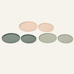 Beauty Home Μεταλλικοί Στρογγυλοί Δίσκοι ΣΕΤ 2 ΤΜΧ, 30cm, 25cm  ΠΡΑΣΙΝΟ ΕΥΚΑΛΥΠΤΟΥ Beauty Home Μεταλλικοί Στρογγυλοί Δίσκοι ΣΕΤ 2 ΤΜΧ, 30cm, 25cm  ΠΡΑΣΙΝΟ ΕΥΚΑΛΥΠΤΟΥ