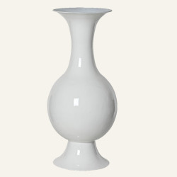 Beauty Home Μεταλλικό Βάζο Λευκό 77 x 39 cm Beauty Home Μεταλλικό Βάζο Λευκό 77 x 39 cm