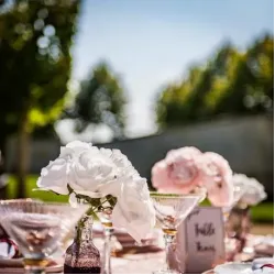 Beauty Home ΜΠΟΥΚΕΤΟ ΛΕΥΚΑ ΤΡΙΑΝΤΑΦΥΛΛΑ 15 CM Beauty Home ΜΠΟΥΚΕΤΟ ΛΕΥΚΑ ΤΡΙΑΝΤΑΦΥΛΛΑ 15 CM