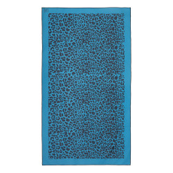 Beauty Home Πετσέτα θαλάσσης διπλής όψης Microfiber Art 2251 90x160 Μπλε