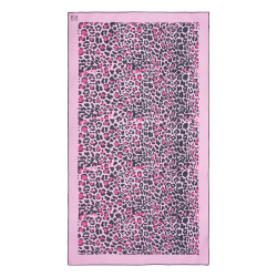 Beauty Home Πετσέτα θαλάσσης διπλής όψης Microfiber Art 2253 90x160 Ροζ