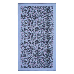 Beauty Home Πετσέτα θαλάσσης διπλής όψης Microfiber Art 2255 90x160 Λιλά