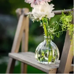 Beauty Home ΒΑΖΑΚΙ ΓΥΑΛΙΝΟ ΡΕΤΡΟ 8.5X9.5CM