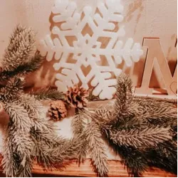 Beauty Home ΝΙΦΑΔΕΣ ΦΕΛΙΖΟΛ ΜΕ ΓΚΛΙΤΕΡ 20 CM 6 ΤΜΧ