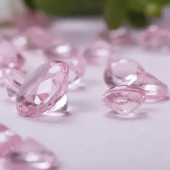 Beauty Home ΧΑΝΤΡΕΣ ΔΙΑΜΑΝΤΑΚΙΑ ΡΟΖ PVC 110GR 1.2CM