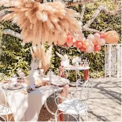 Beauty Home PAMPAS ΕΚΡΟΥ 80 CM   3 ΤΜΧ Beauty Home PAMPAS ΕΚΡΟΥ 80 CM   3 ΤΜΧ