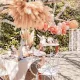Beauty Home PAMPAS ΕΚΡΟΥ 80 CM   3 ΤΜΧ