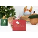 Beauty Home ΧΑΡΤΙΝΗ ΤΣΑΝΤΑ MERRY CHRISTMAS ΚΟΚΚΙΝΗ 32.5×26.5×11.5cm