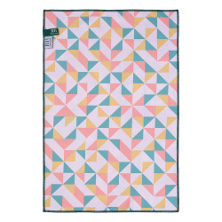 Beauty Home Πετσέτα κουζίνας διπλής όψης Microfiber Art 8661 40x60 Ροζ,Πράσινο