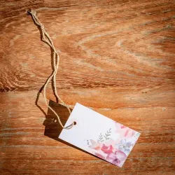 Beauty Home 12 ΕΤΙΚΕΤΕΣ ΦΛΟΡΑΛ ΜΕ ΚΟΡΔΟΝΙ 4.5X7.5CM Beauty Home 12 ΕΤΙΚΕΤΕΣ ΦΛΟΡΑΛ ΜΕ ΚΟΡΔΟΝΙ 4.5X7.5CM