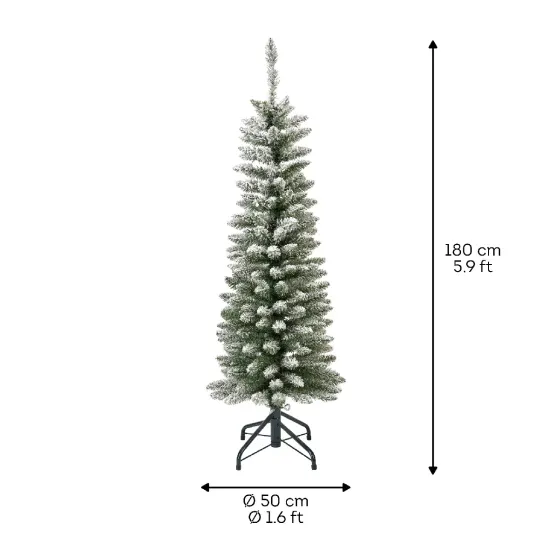 Beauty Home ΧΡΙΣΤΟΥΓΕΝΝΙΑΤΙΚΟ ΔΕΝΤΡΟ SLIM 50 x 180 cm
