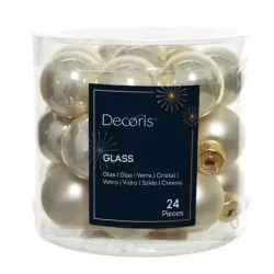 Beauty Home ΓΥΑΛΙΝΕΣ ΜΠΑΛΕΣ ΣΑΜΠΑΝΙ 2,5 CM 24 ΤΜΧ