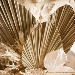 Beauty Home ΦΥΛΛΑ ΠΑΛΜΑ ΣΕΤ 3 ΤΜΧ 60 x 15 cm Beauty Home ΦΥΛΛΑ ΠΑΛΜΑ ΣΕΤ 3 ΤΜΧ 60 x 15 cm