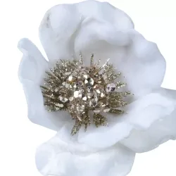 Beauty Home ΛΟΥΛΟΥΔΙ ΒΕΛΟΥΔΙΝΟ ΜΕ ΧΡΥΣΟ ΓΚΛΙΤΕΡ 58 cm