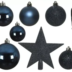 Beauty Home ΑΘΡΑΥΣΤΑ ΣΤΟΛΙΔΙΑ ΣΚΟΥΡΟ ΜΠΛΕ 33 ΤΜΧ ø 5-8 CM Beauty Home ΑΘΡΑΥΣΤΑ ΣΤΟΛΙΔΙΑ ΣΚΟΥΡΟ ΜΠΛΕ 33 ΤΜΧ ø 5-8 CM